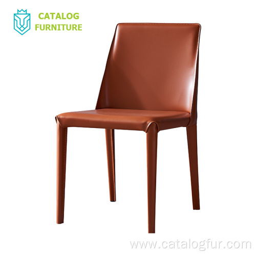 Hot sale Modern Restaurant Real leather buffet Chairs